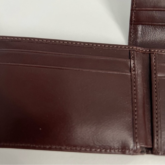 COACH  Men's Brown Tri Fold Wallet NEW - Picture 5 of 16